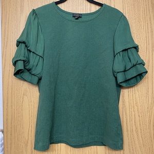 Current Air green blouse